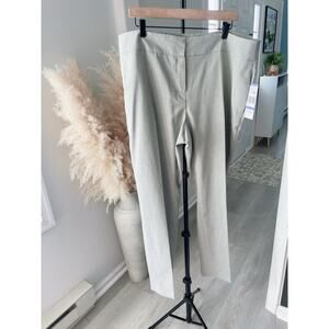 3/$20 ⭐️ NWT Le Suit Dress Pants Size 18 Gray Straight Le Trousers Office Work